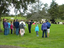 Sue leading OnFarm Fest tour group_thumb